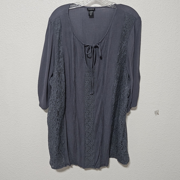 Torrid lace details top boho style size 5x - Picture 1 of 13
